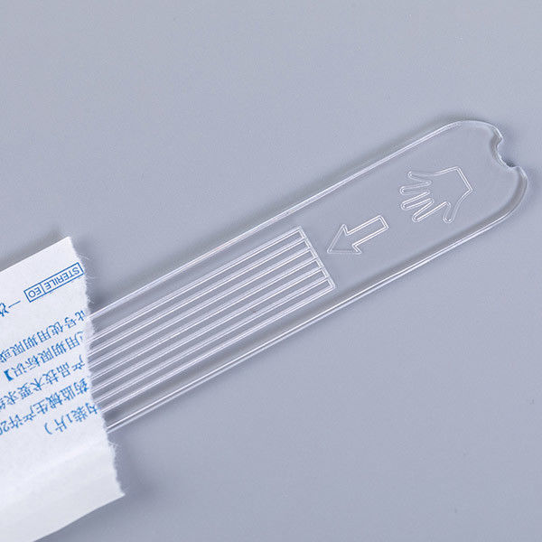 CE Transparent Sterile Disposable Plastic Tongue Depressor